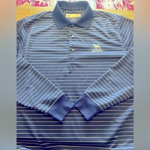Men’s Long-Sleeve Donald Ross Cabin Bluff Polo